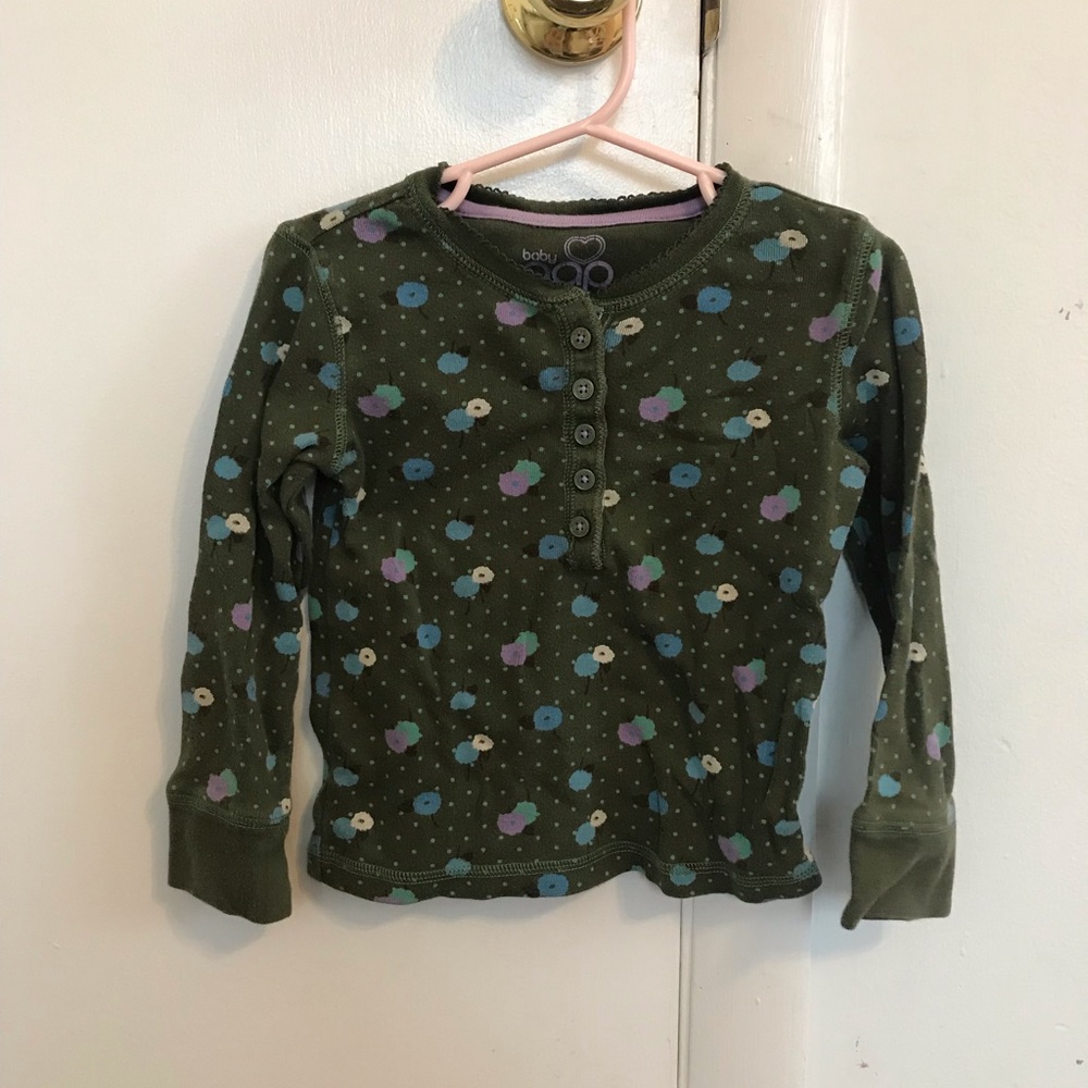 GAP toddler floral long sleeve